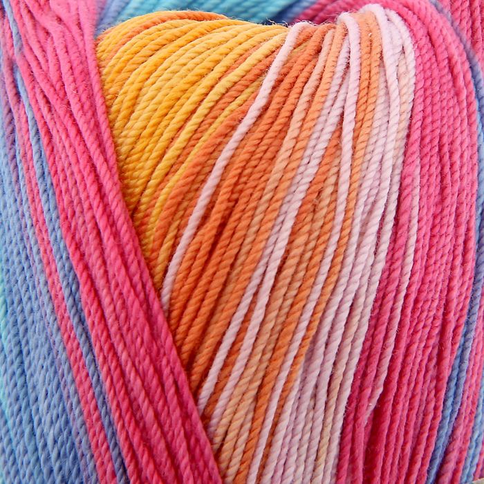 Пряжа "Miss batik" 100% мерсеризованный хлопок 280м/50гр (4536)