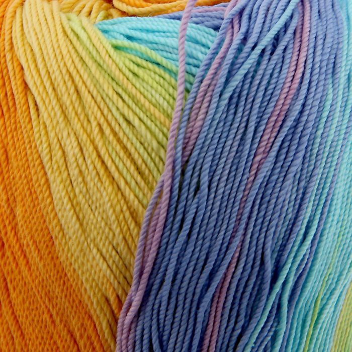 Пряжа "Miss batik" 100% мерсеризованный хлопок 280м/50гр (3716)