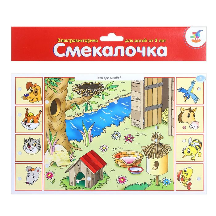 Набор карточек для электровикторины "Смекалочка"