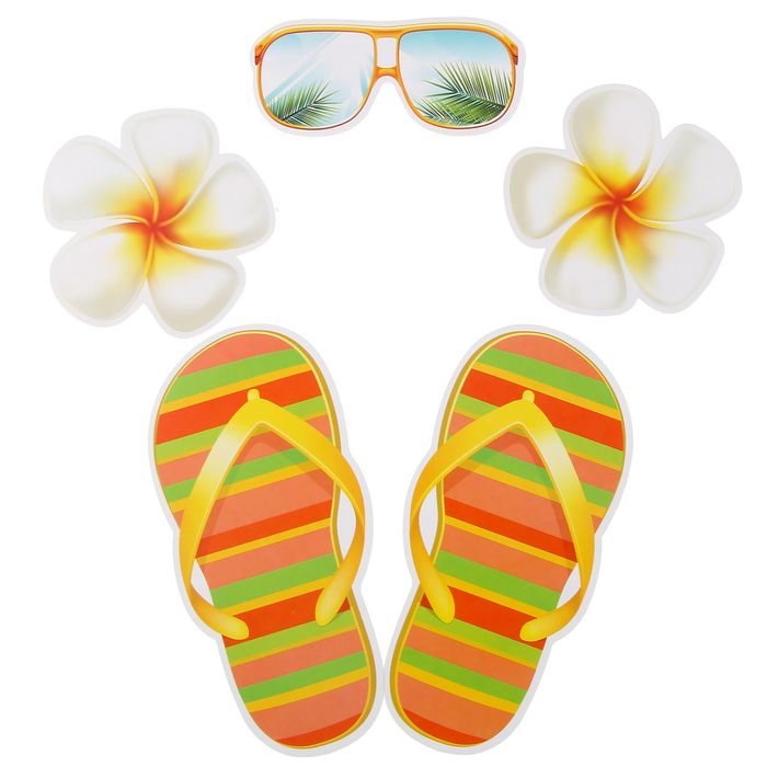 Набор элементов для детской фотосессии "Лежу на пляжу"