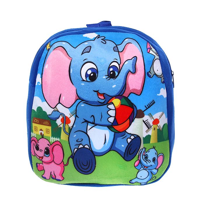 Мягкая игрушка-рюкзак "Слонята"