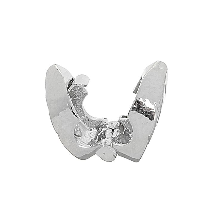 Талисман "Лист", цвет серебро