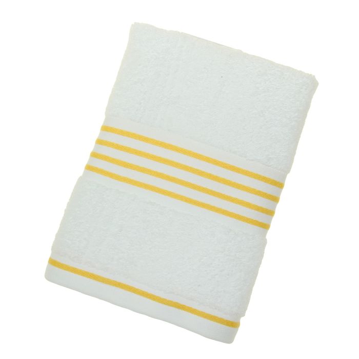 Полотенце махровое Rio-Uni weißgrundig, размер 50х100 см, 500 г/м, цвет белый
