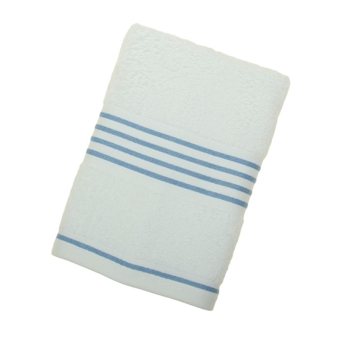 Полотенце махровое Rio-Uni weißgrundig, размер 50х100 см, 500 г/м, цвет белый