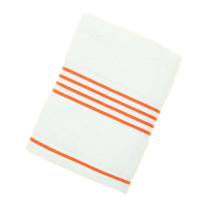 Полотенце махровое Rio-Uni weißgrundig, размер 50х100 см, 500 г/м, цвет белый