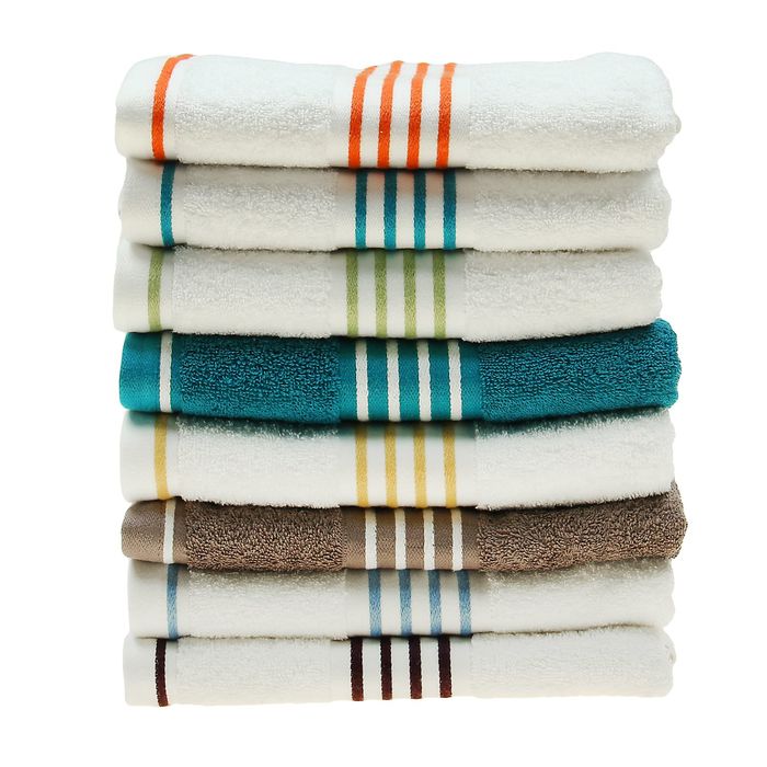 Полотенце махровое Rio-Uni weißgrundig, размер 50х100 см, 500 г/м, цвет белый