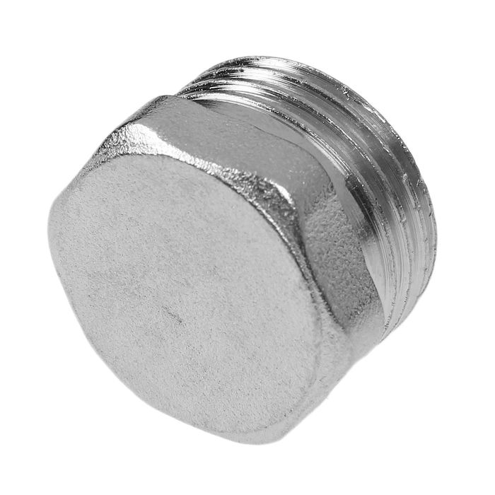 Заглушка Aquafit, 1/2", пробка, никелированная