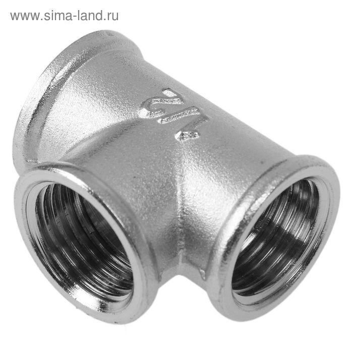 

Тройник Aquafit, 1/2", внутренняя резьба, никелированная латунь