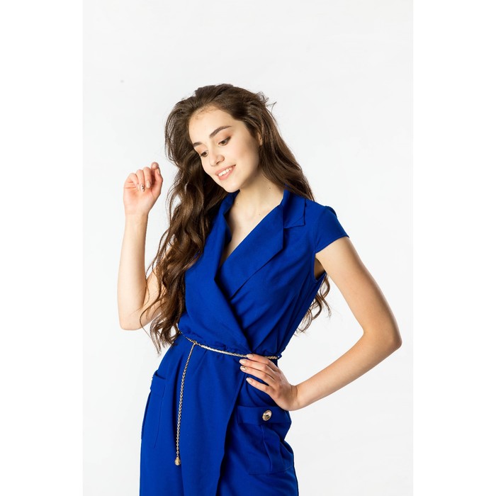 Платье женское, размер 48, рост 168, цвет электрик (арт. 17251)