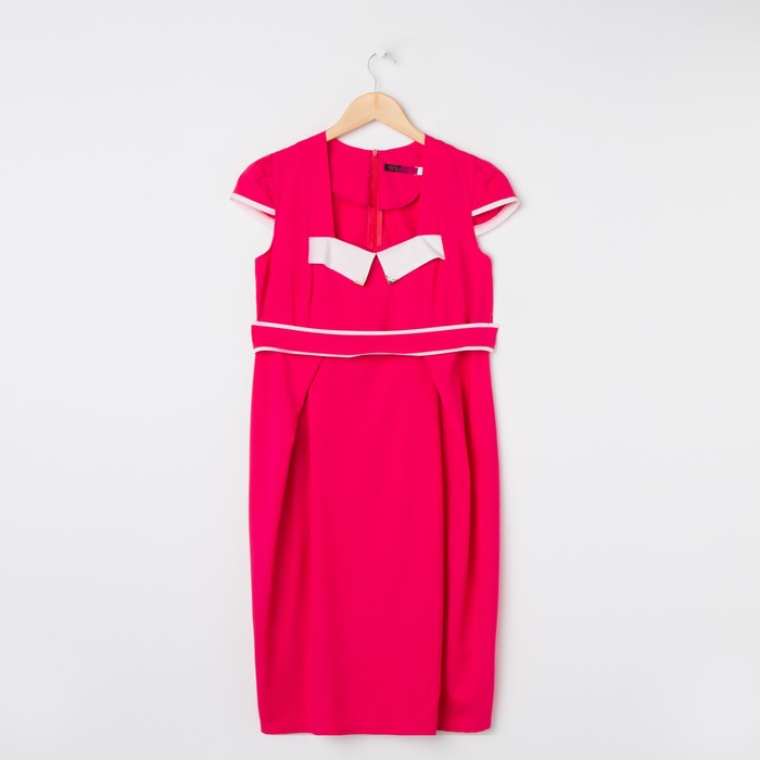 Платье женское 1560, цвет малина, размер 46, рост 170