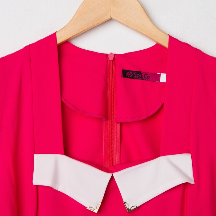 Платье женское 1560, цвет малина, размер 46, рост 170