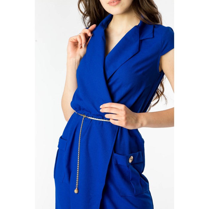 Платье женское, размер 46, рост 168, цвет электрик (арт. 17251)