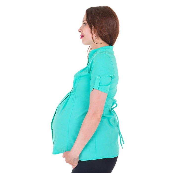 Блузка для беременных 2242, цвет ментол, размер 50, рост 170