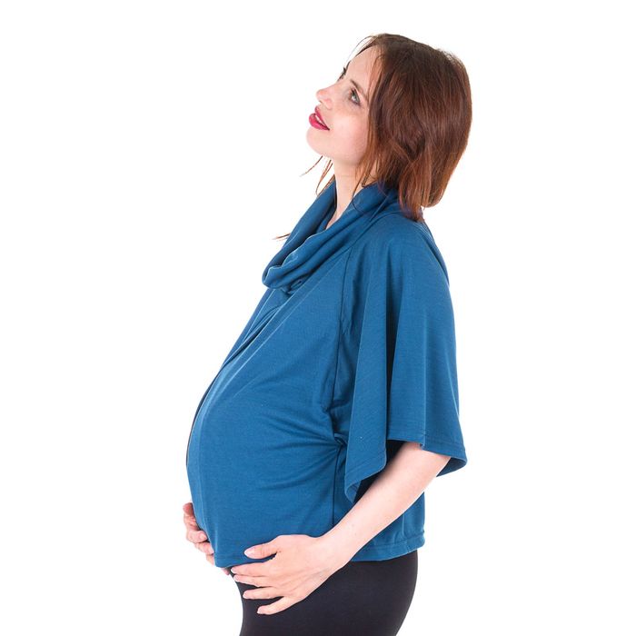 Блузка для беременных 2206, цвет индиго, размер 50, рост 170