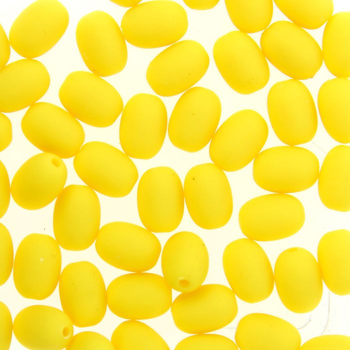 Бусины Zlatka 8x11 мм, набор 50±2 шт., (12 жёлтый)
