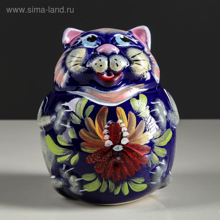 

Копилка "Кот Колобок", покрытие лак, разноцветная, 17 см, микс