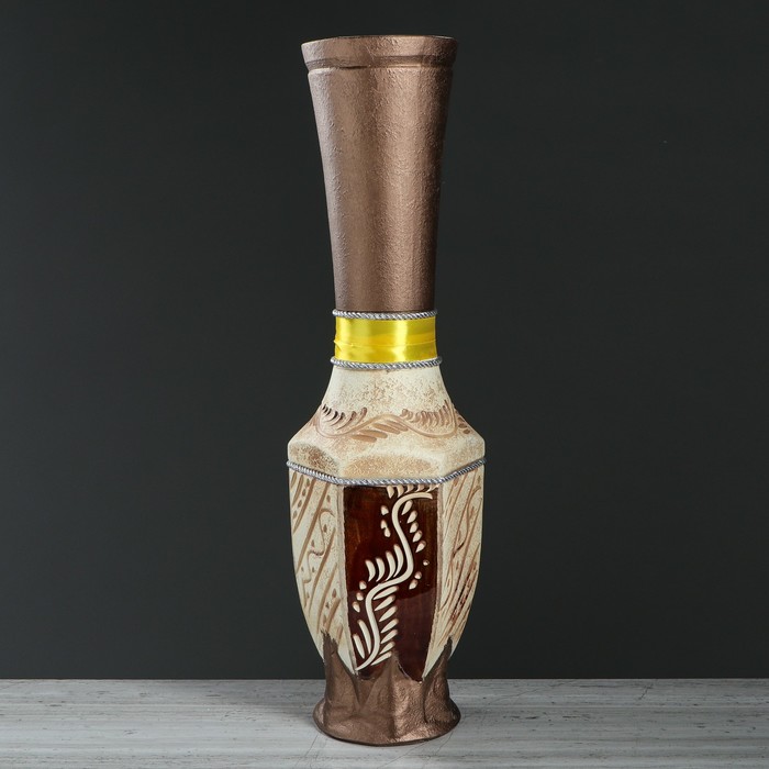 Ваза напольная "Нирвана" ангоб