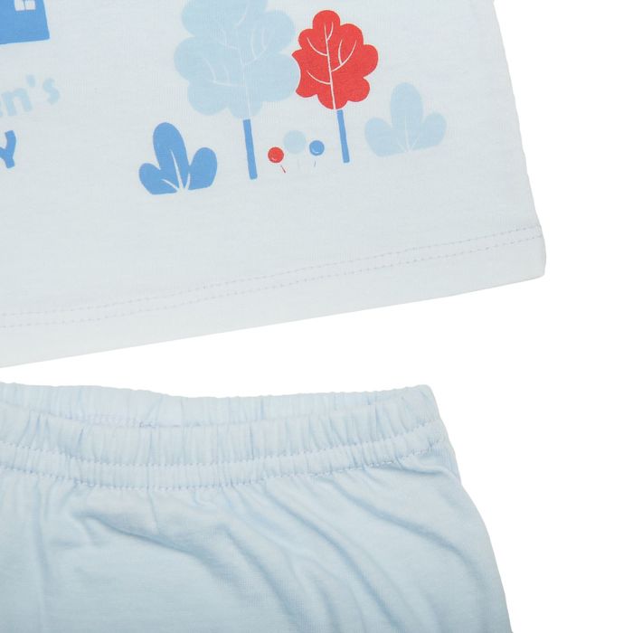 Комплект ясельный (майка, трусы), рост 62 см, цвет голубой