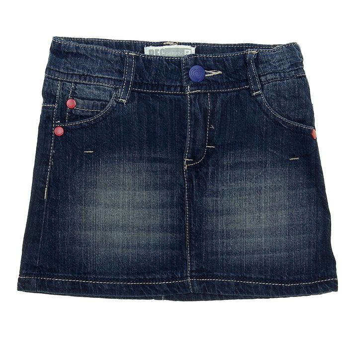 Юбка джинсовая для девочки, рост 110 см, цвет синий