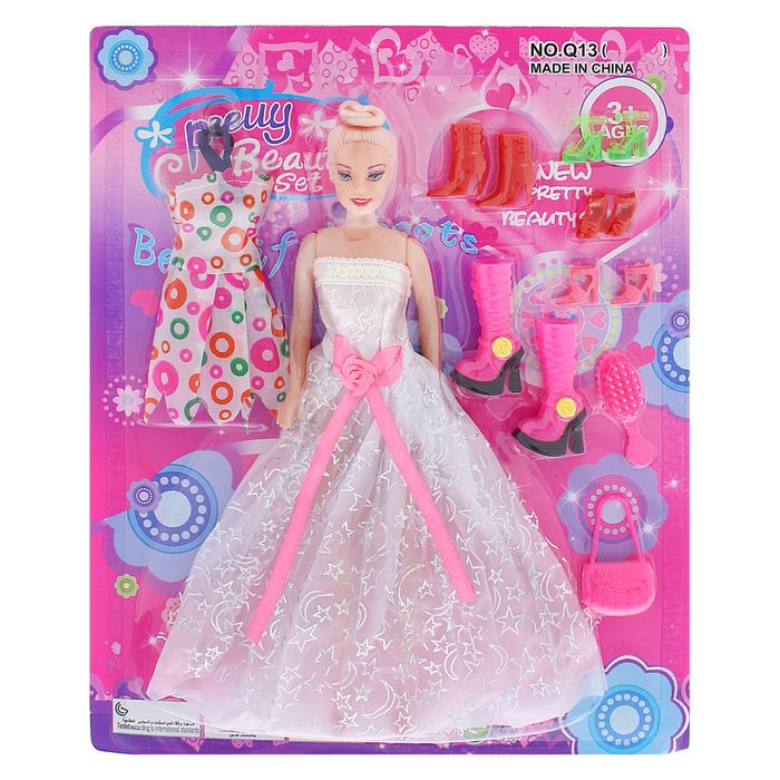 Кукла «Нэлли» в свадебном платье, с аксессуарами МИКС