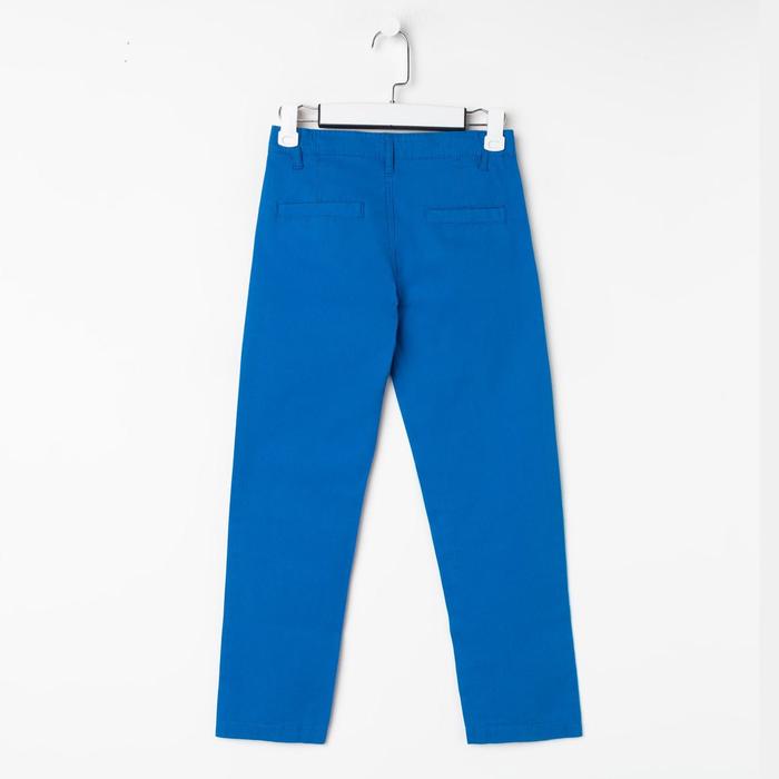 Брюки для девочки, рост 140 см, цвет голубой