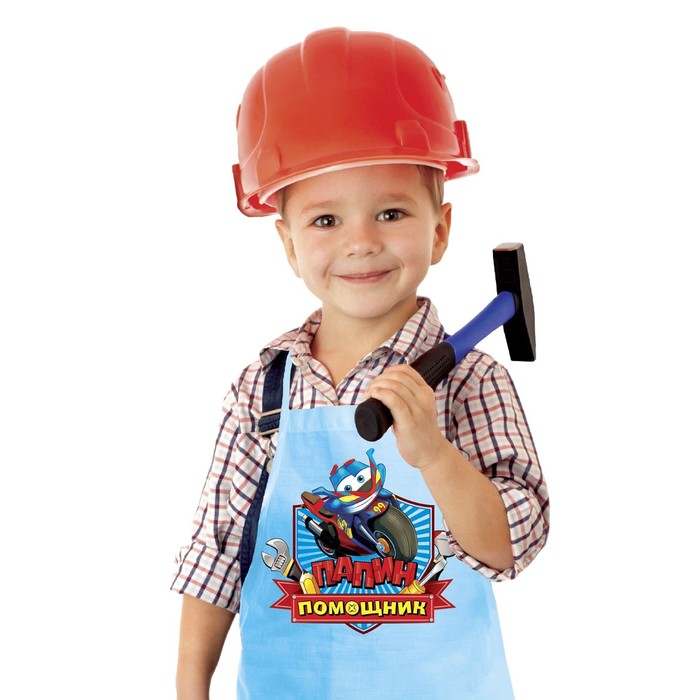 Набор детский Collorista "Папин помощник" фартук+доп.элементы, текстиль, бумага, пластик