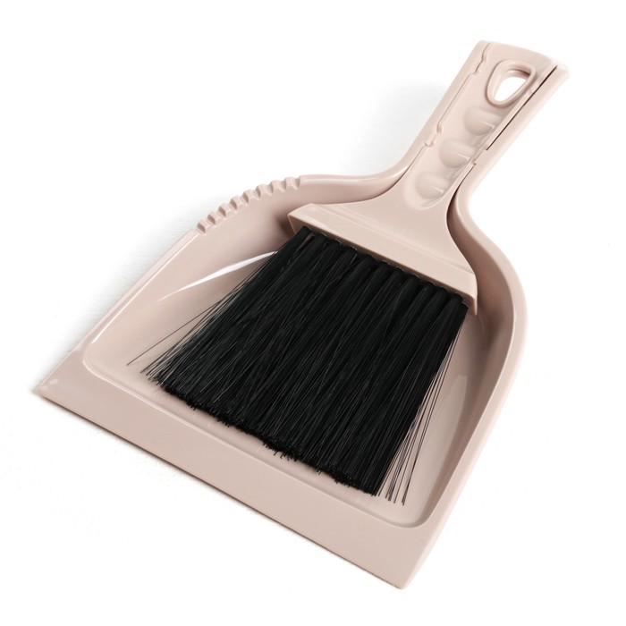 Набор "Мини": щетка-сметка с совком, цвет МИКС