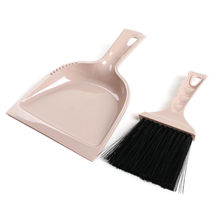 Набор "Мини": щетка-сметка с совком, цвет МИКС