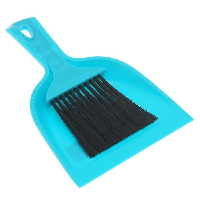 Набор "Мини": щетка-сметка с совком, цвет МИКС