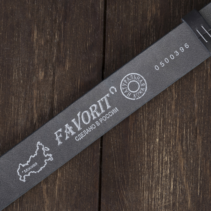 Ремень мужской, винт, пряжка под металл, ширина- 3,4см, серый