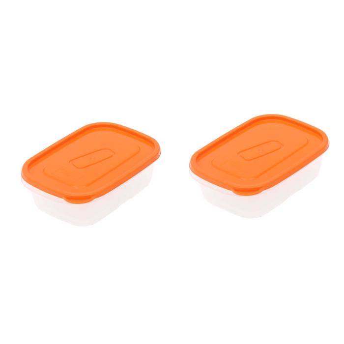 Набор контейнеров пищевых 500 мл, 2 шт, цвет МИКС