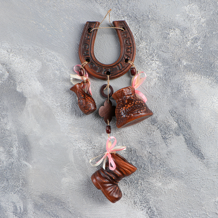 Оберег "Подкова" 3 предмета, микс