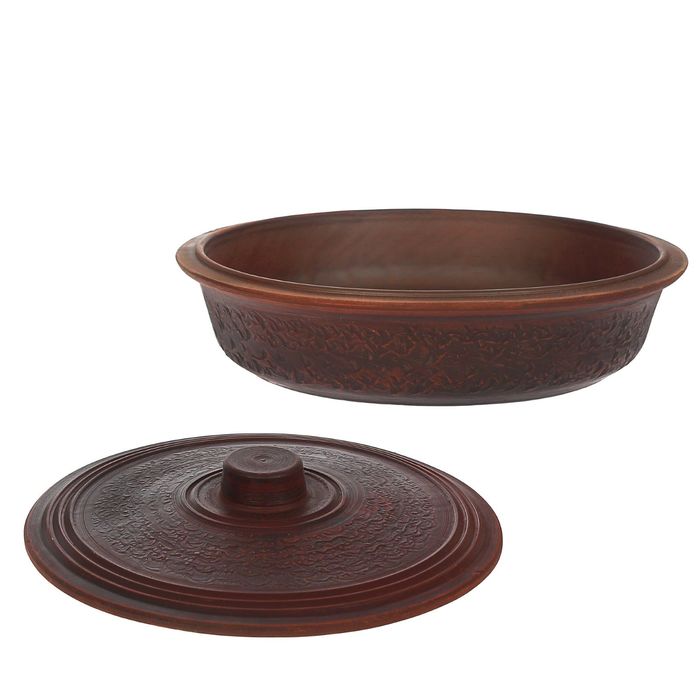 Сковорода "Узор" с крышкой, 1,5 л