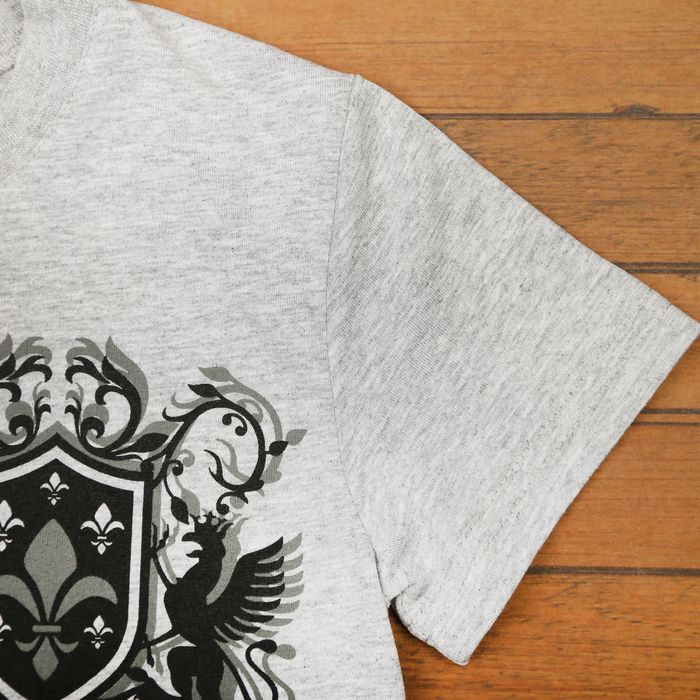 Футболка для мальчика, рост 122-128 см (64), цвет серый меланж (арт. Д 08299/1)