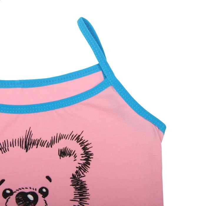 Майка для девочки, рост 140 см (72), цвет розовый (арт. Д 1222)