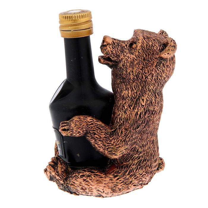 Ароматизатор в авто медведь под бронзу, русское поле