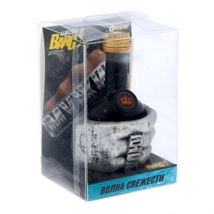 Ароматизатор в авто кулак под серебро, волна свежести