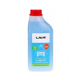 Автошампунь LAVR Light бесконтактный, 1:50, 1 л, бутылка Ln2301 Ош