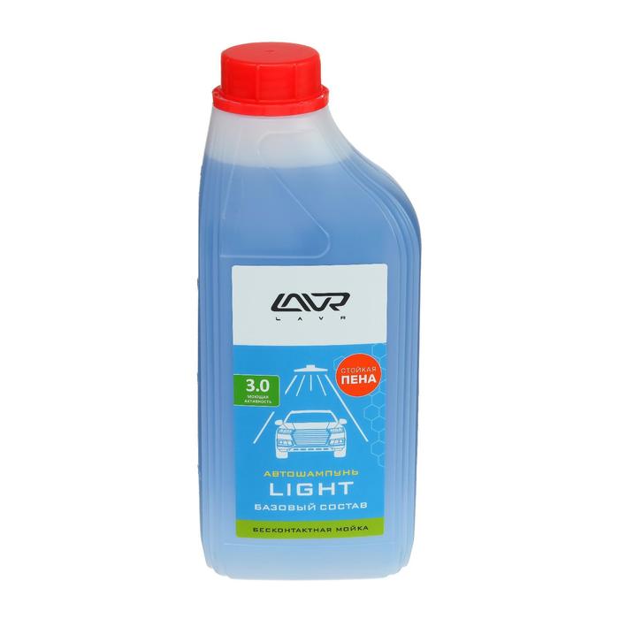Автошампунь LAVR Light бесконтакт, 1:50, 1 л, бутылка Ln2301