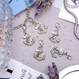 

Шармик "Якорь", цвет белый в серебре