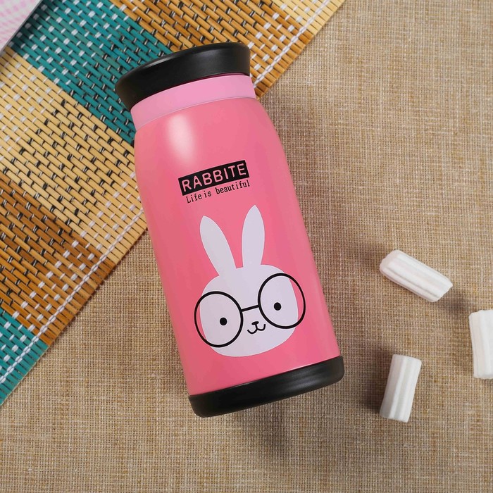 Термос «Звери», 350 мл, микс