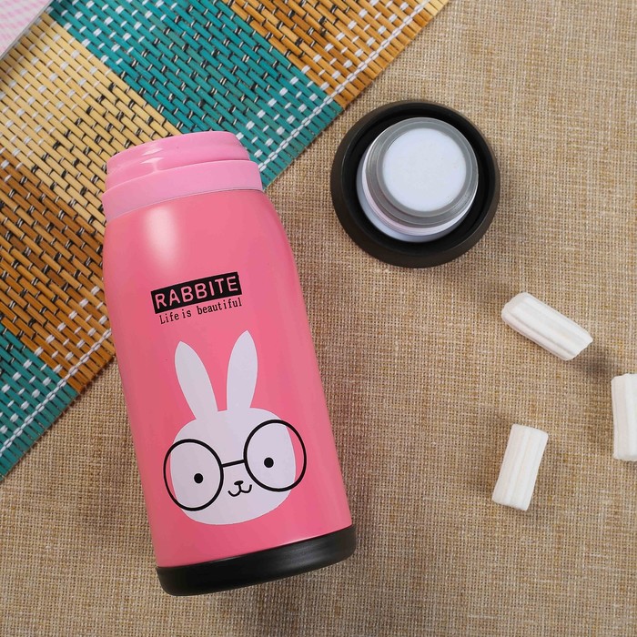 Термос «Звери», 350 мл, микс