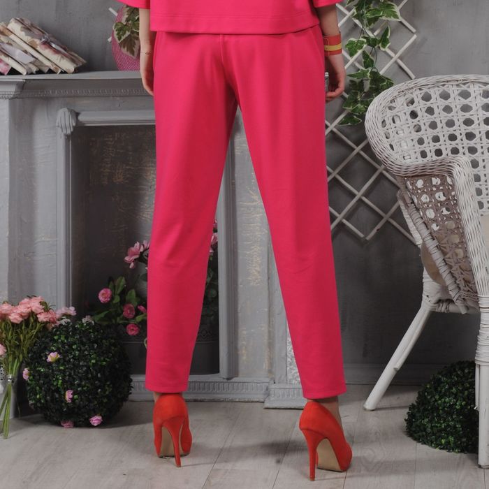 Брюки 4851, размер 44, рост 164 см, цвет малиновый