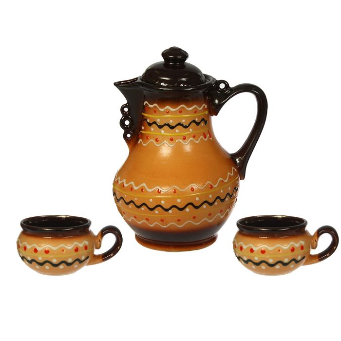 Молочный набор "Славянка" 3 предмета