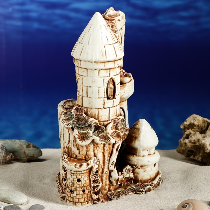 Декорации для аквариума "Крепость с тремя башнями"