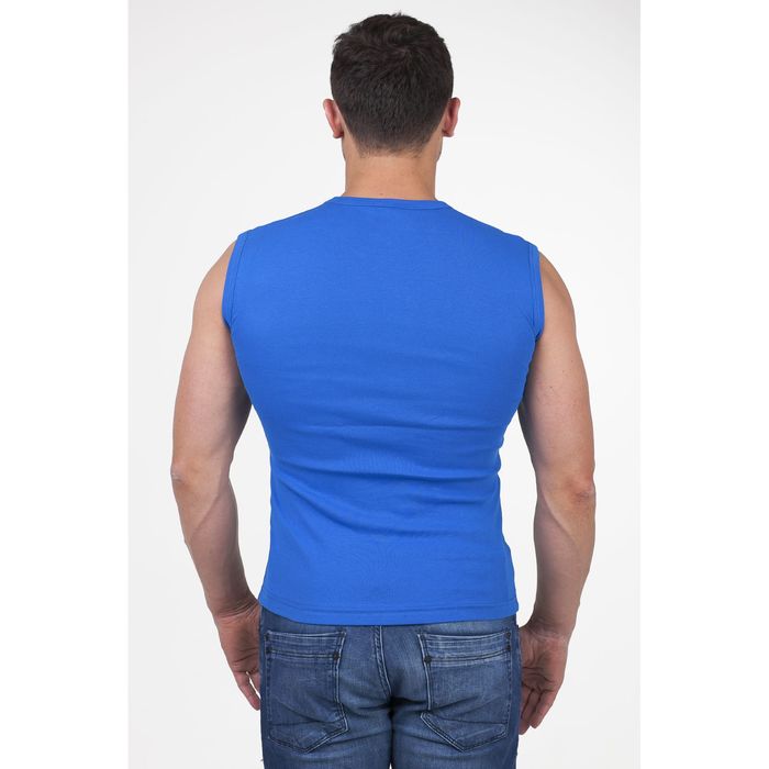 Майка мужская арт.0351, цвет василёк, р-р L