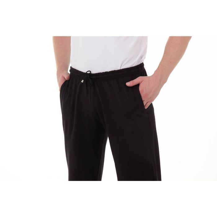 Брюки мужские, цвет чёрный, размер 56