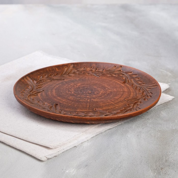 Тарелка "Резной узор" плоская 20 см