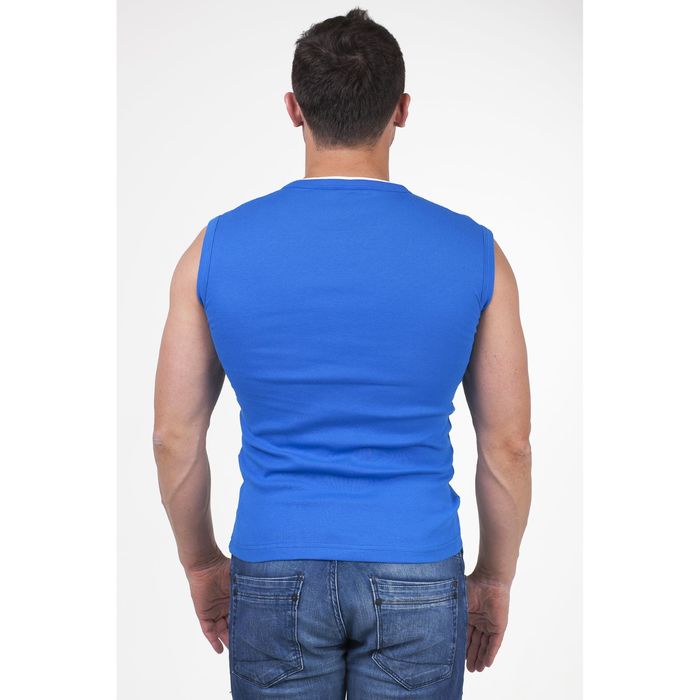 Майка мужская арт.0350, цвет василёк, р-р L