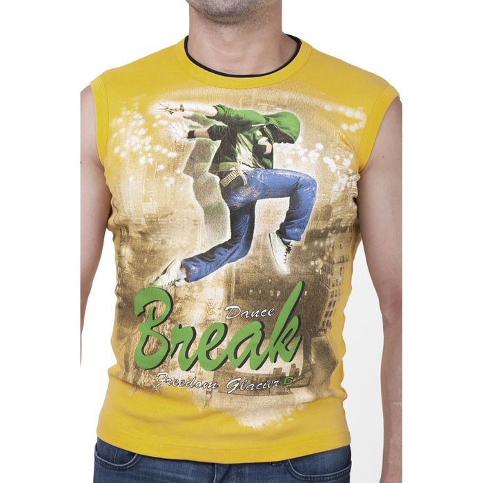 Майка мужская арт.0350, цвет жёлтый, р-р XL